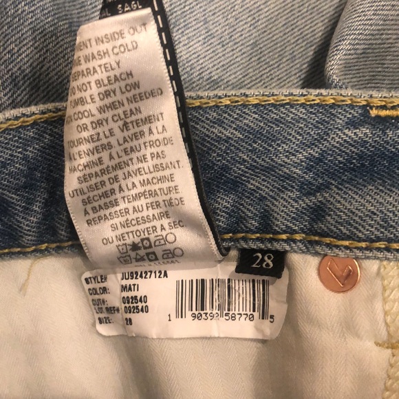 7 For All Mankind Denim Skirt - Picture 7 of 8